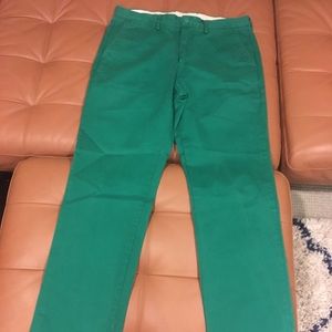 Men’s green J. Crew pants